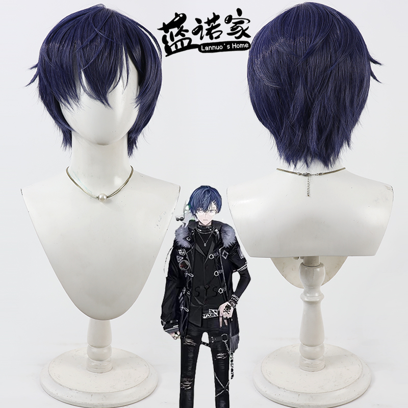 Prop En Cosplay - Nijisanji EN Ryuwolf شعر مستعار تأثيري