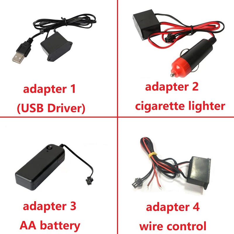توهج EL سلك كابل LED نيون عيد  - مراجعة Led El Wire وسعره
