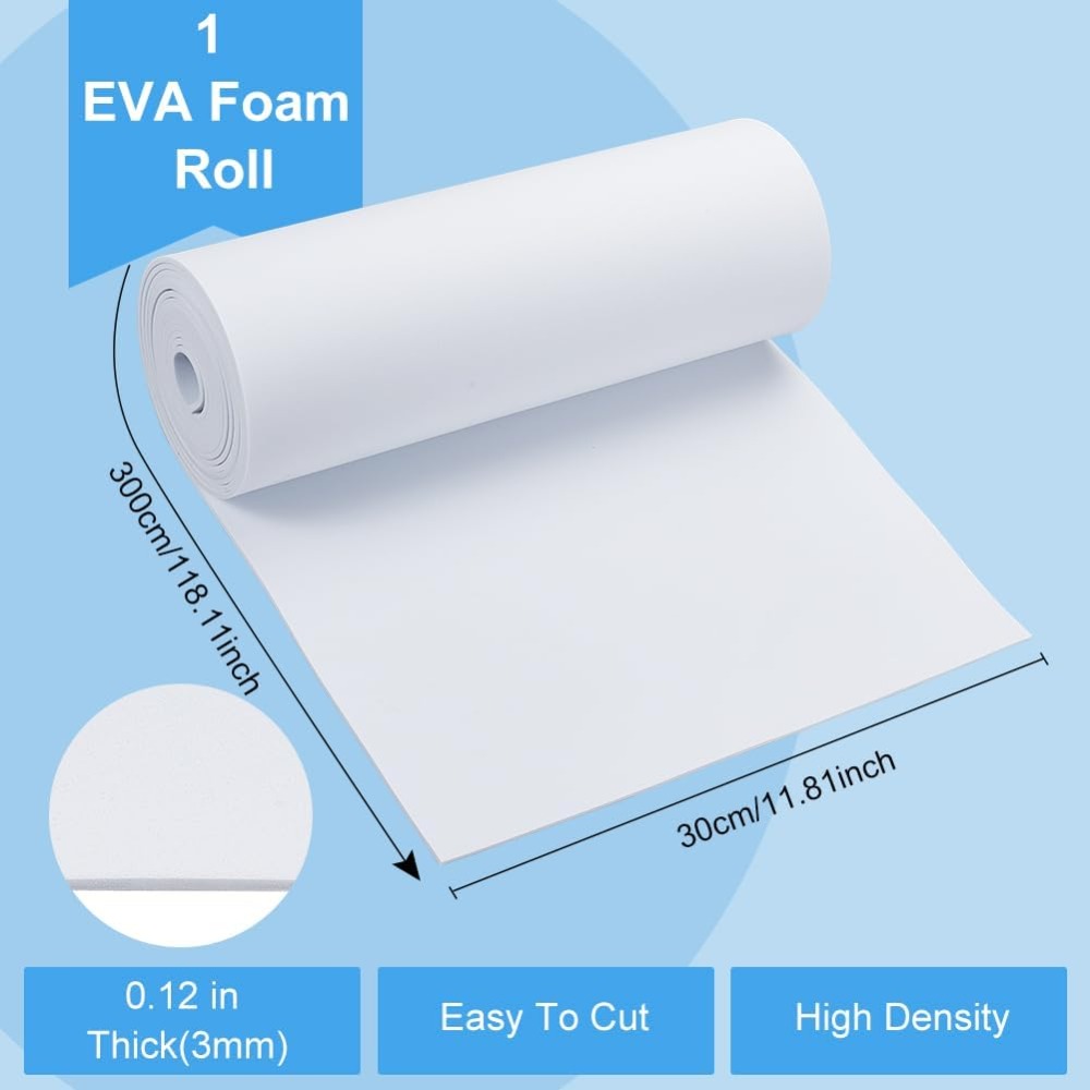 لفائف فوم EVA للوازم الفنية وص - مراجعة Craft Foam Roll وسعره