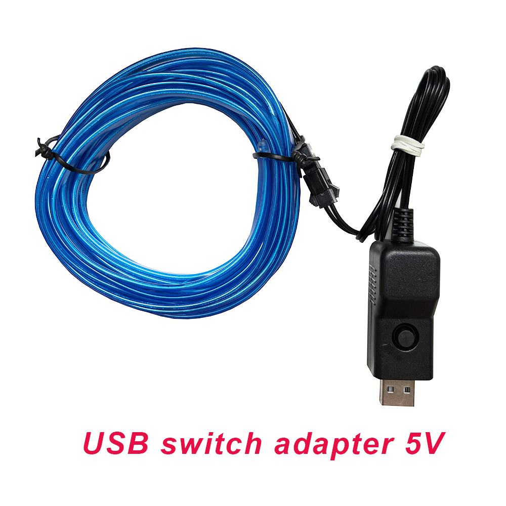 10 متر/3 متر/5 متر النيون LED  - مراجعة Led El Wire وسعره