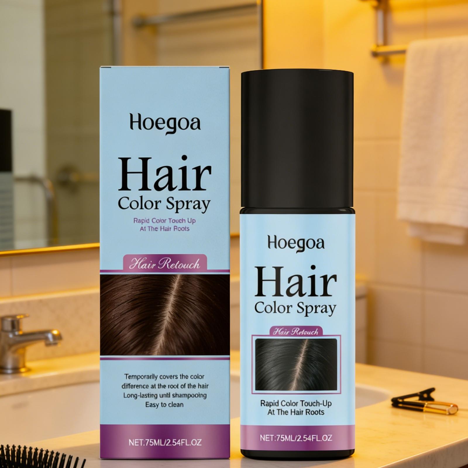 بخاخ صبغة الشعر هوغويا، منتجات - مراجعة Hair Spray Color وسعره