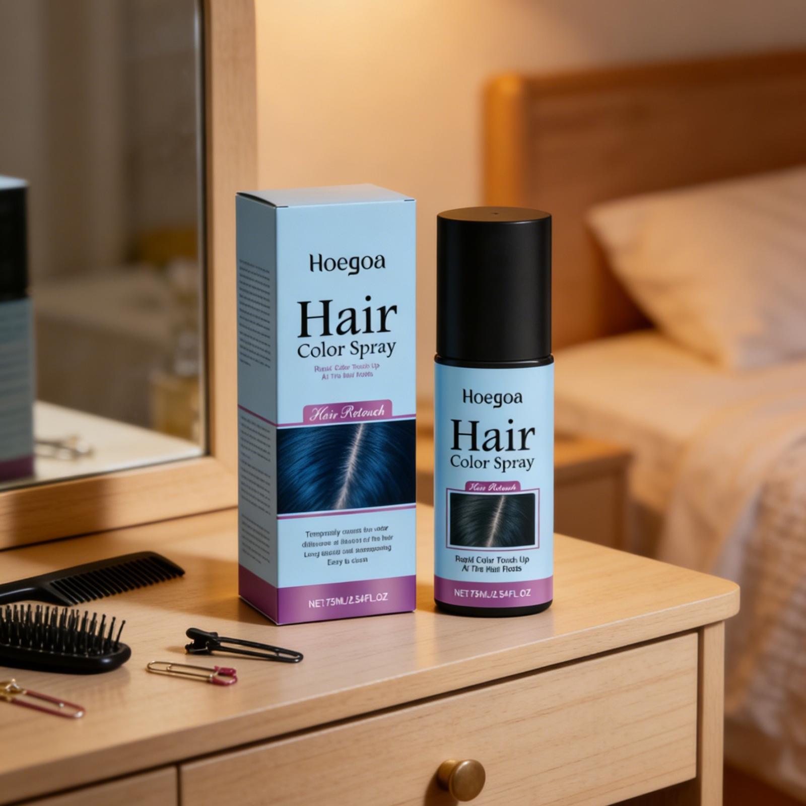 بخاخ صبغة الشعر هوغويا، منتجات - مراجعة Hair Spray Color وسعره