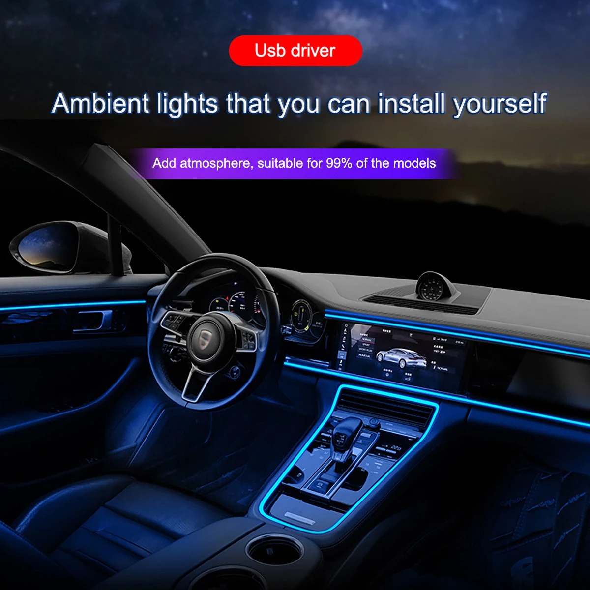بيئة السيارة El Wire LED USB م - مراجعة Led El Wire وسعره