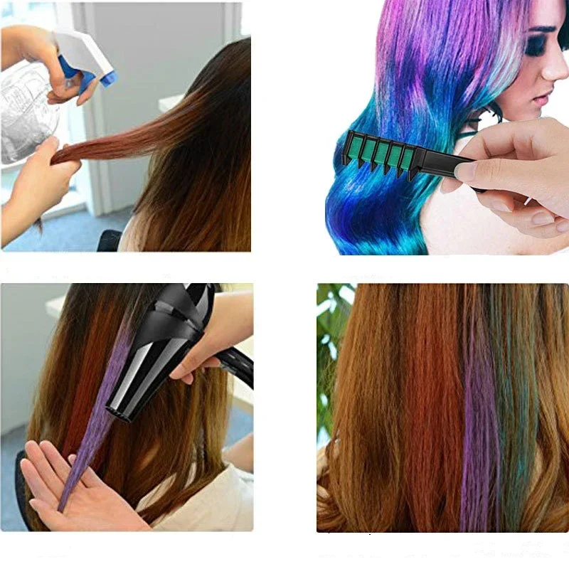 1 قطعة لون الشعر الطباشير لون  - مراجعة Hair Spray Color وسعره