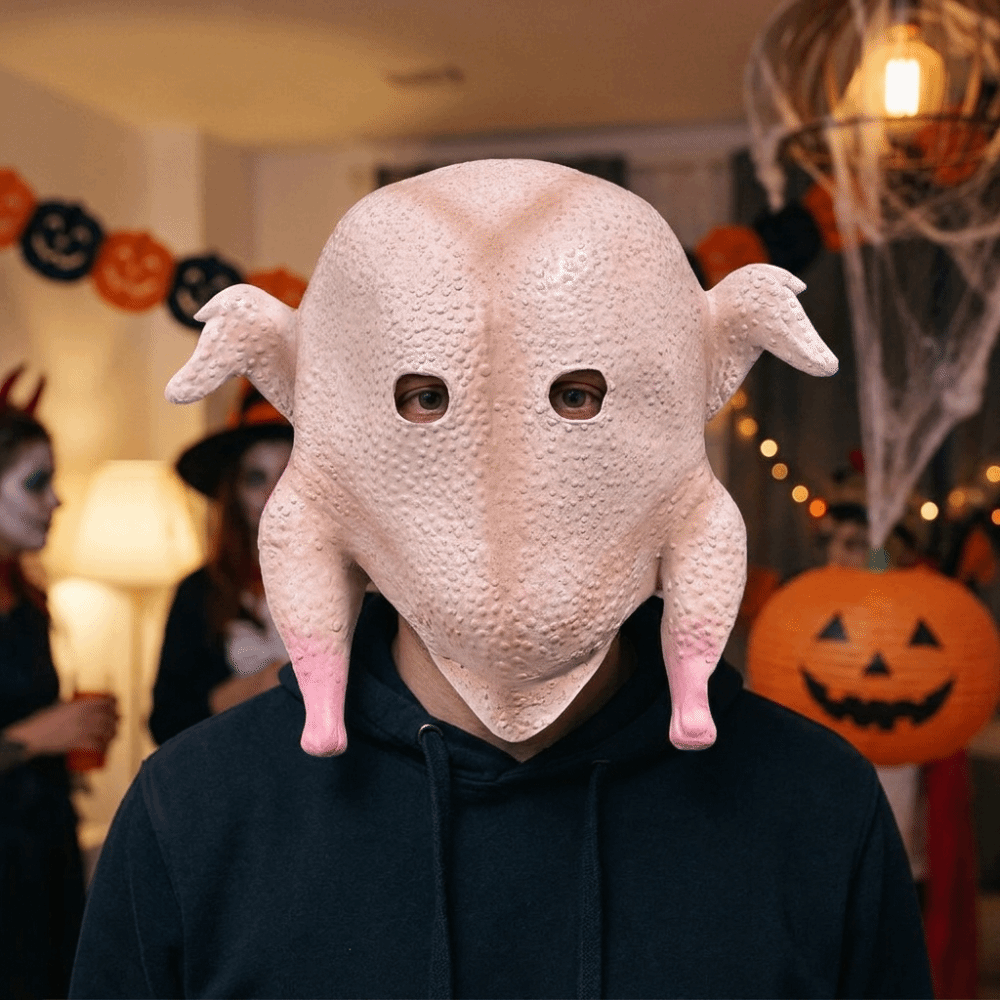 قناع تنكري واقعي على شكل دجاجة - مراجعة Cosplay Prop وسعره