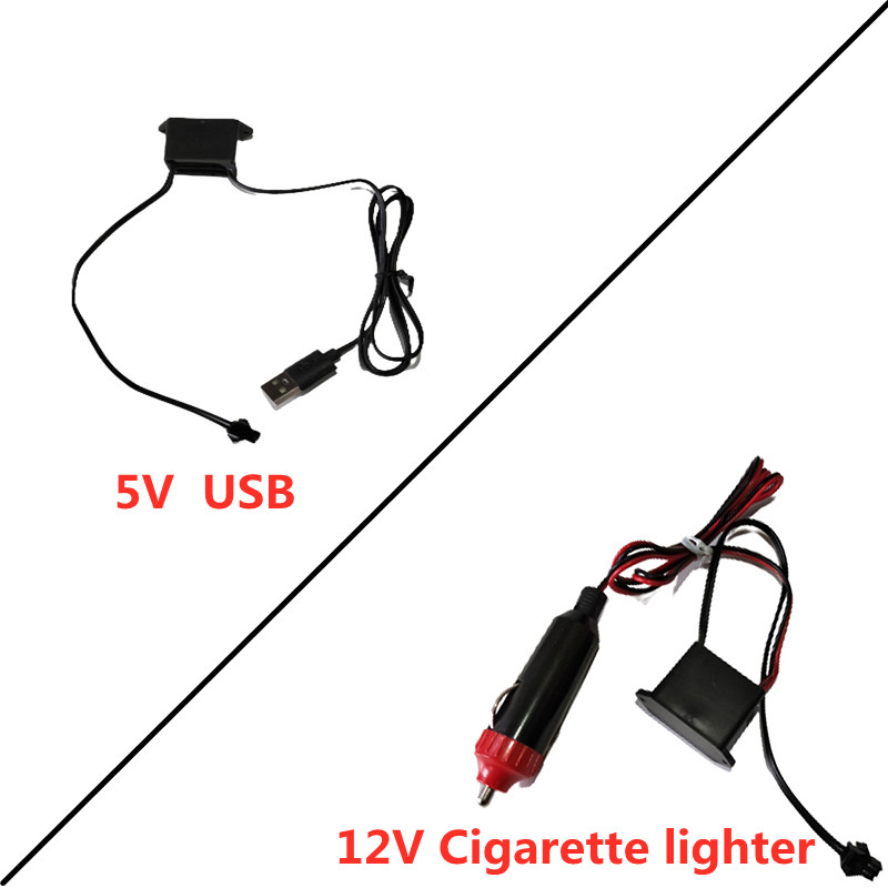 محول طاقة USB بجهد 12 فولت تيا - مراجعة Led El Wire وسعره