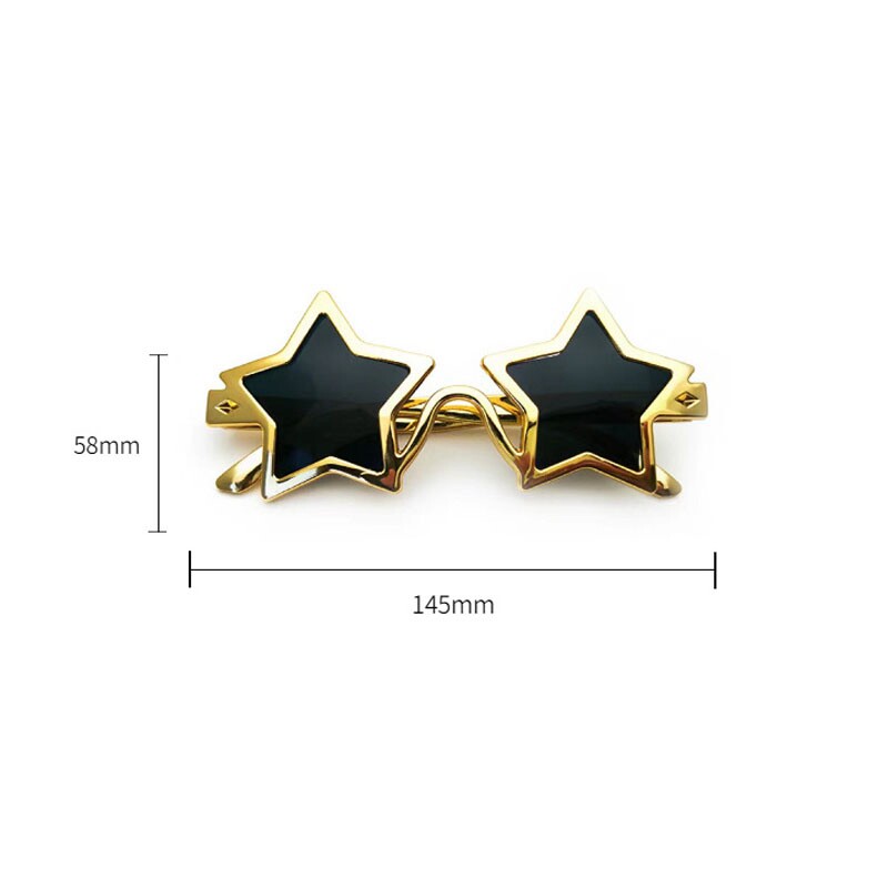 نظارات شمسية بنمط النجوم لشخصي - مراجعة Free Cosplay Prop Patterns وسعره
