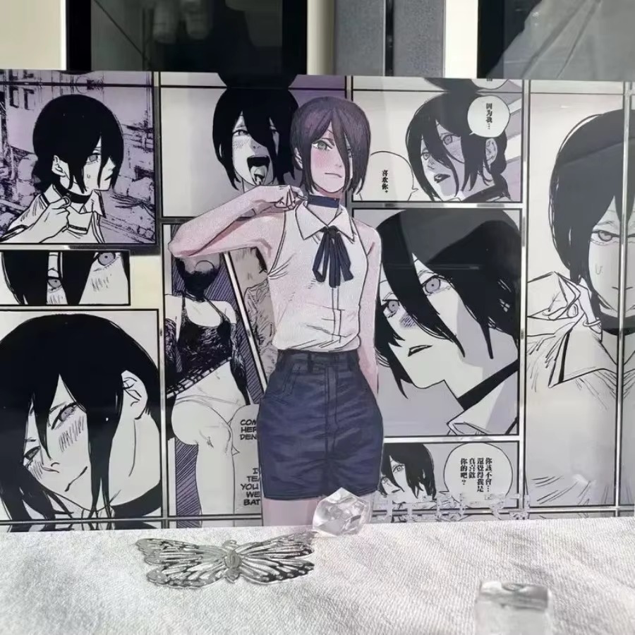 مجسم أنمي دينجي وريزي، حامل أك - مراجعة Acrylic Cosplay Prop وسعره