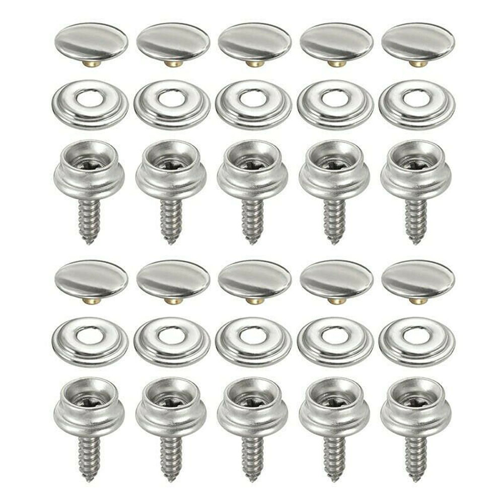 30 قطعة مُثبّت كبّاس من الفولا - مراجعة Snap Fastener Set وسعره